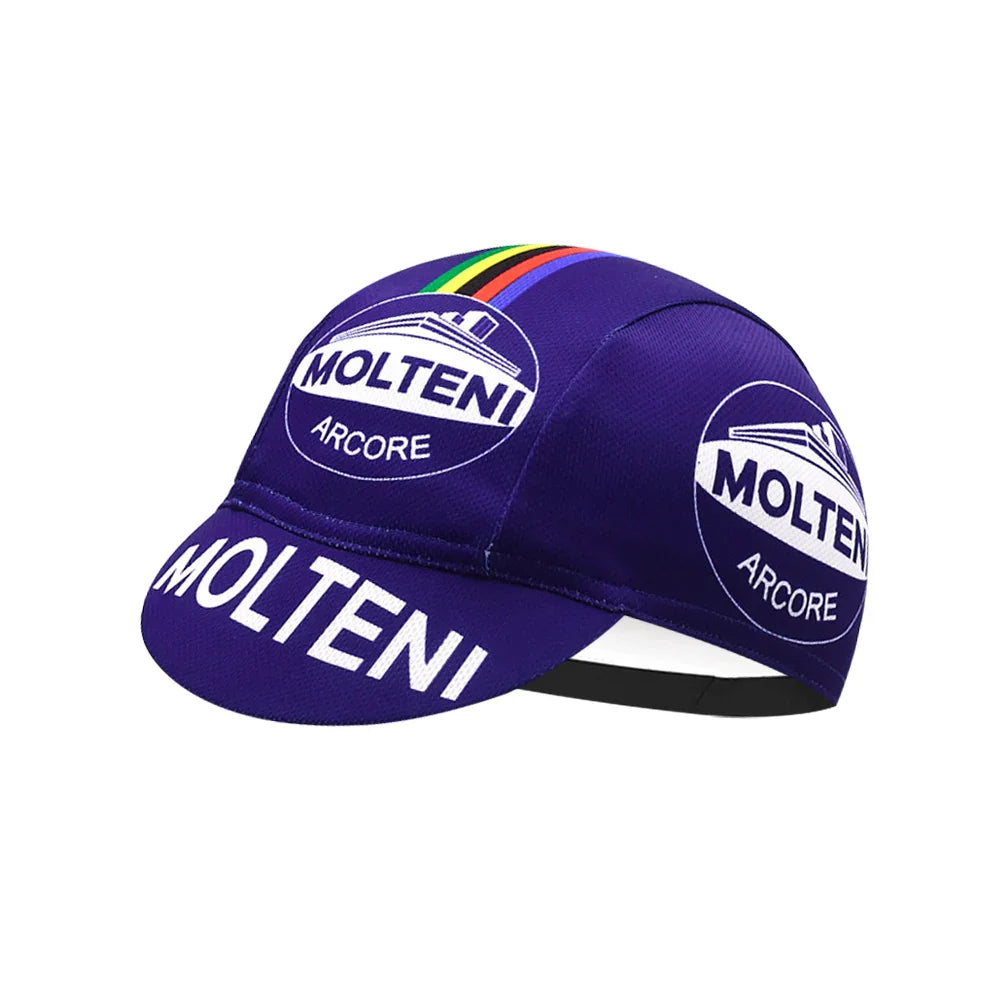 Molteni Vintage Cycling Cap Lightweight Acrylic Retro Style For Everyday Riding