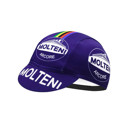 Molteni Vintage Cycling Cap Lightweight Acrylic Retro Style For Everyday Riding