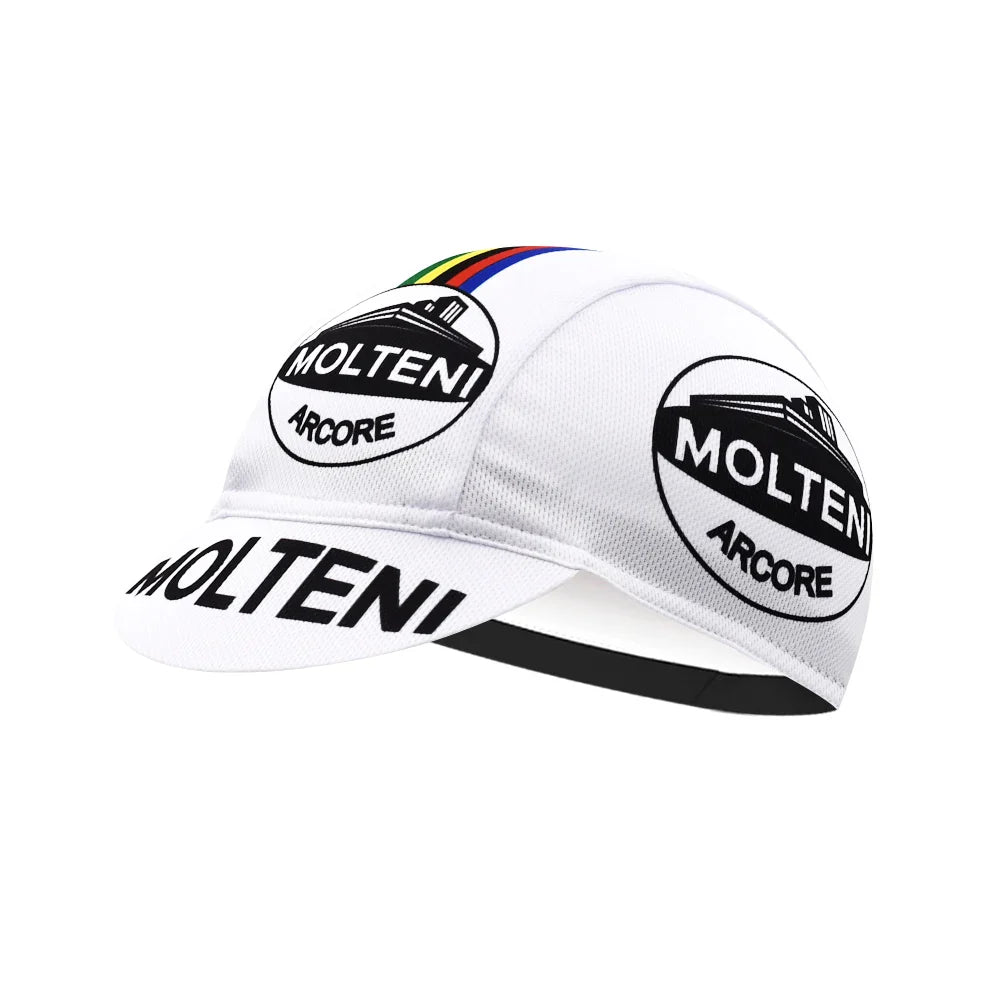 Molteni Vintage Cycling Cap Lightweight Acrylic Retro Style For Everyday Riding