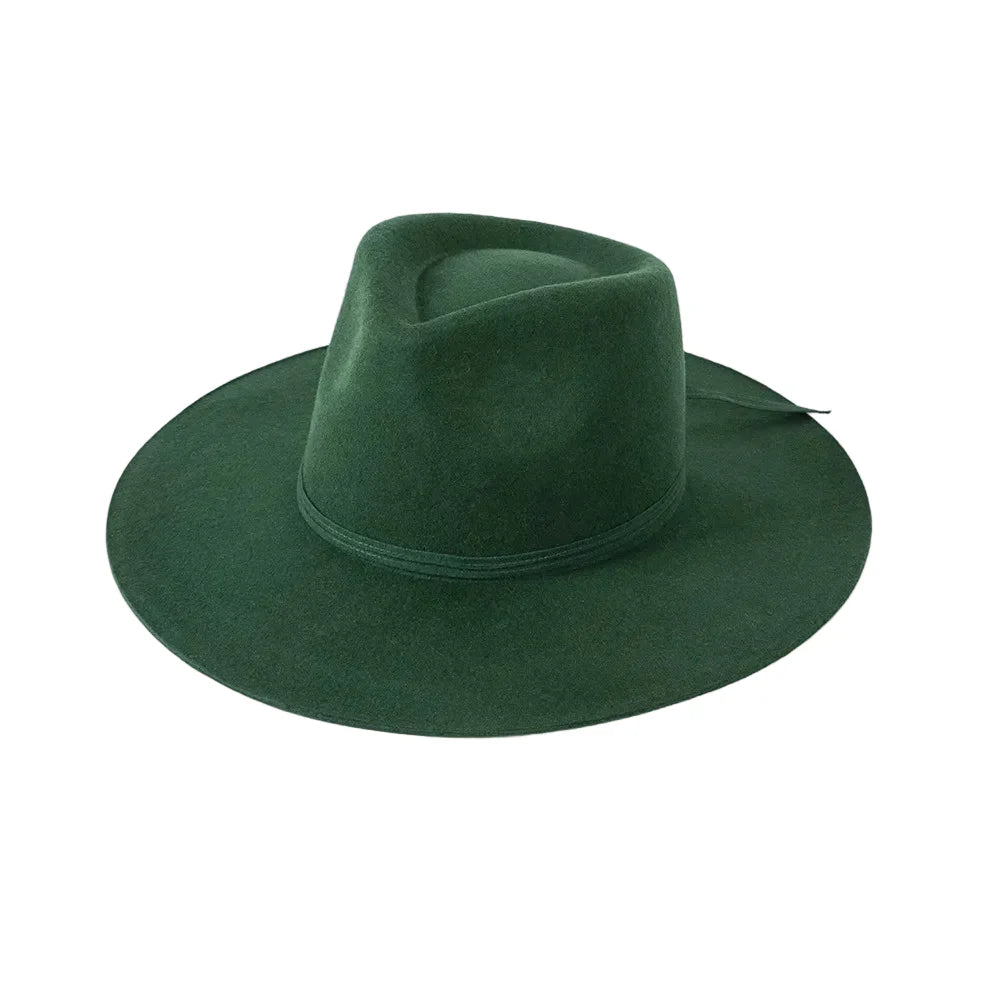 Morgan Wool Fedora Hat - Timeless Wool Fedora Hat For Refined Style And Day Versatility
