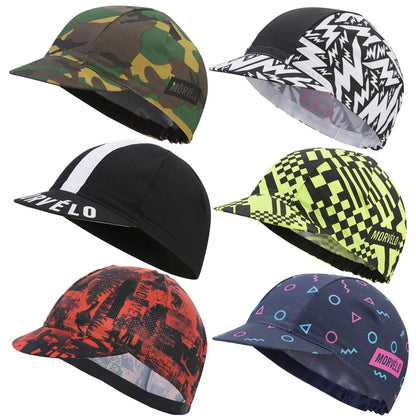 Morvelo Abstract Cycling Cap Soft Acrylic Headwear For Cyclists Gear