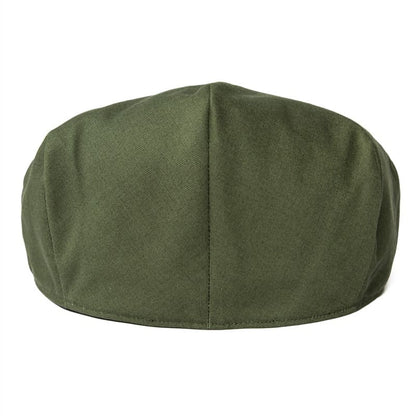 Mosset Plain Cotton Flat Cap - Lightweight Classic Cap For Casual Outfits Everyday Style
