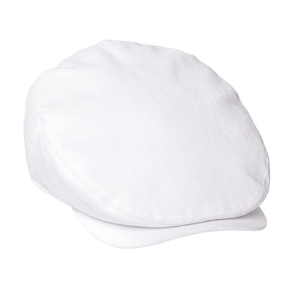 Mosset Plain Cotton Flat Cap - Lightweight Classic Cap For Casual Outfits Everyday Style