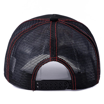 Motocross Station Trucker Cap - Cotton and Mesh Trucker for Riders and Casual Wear