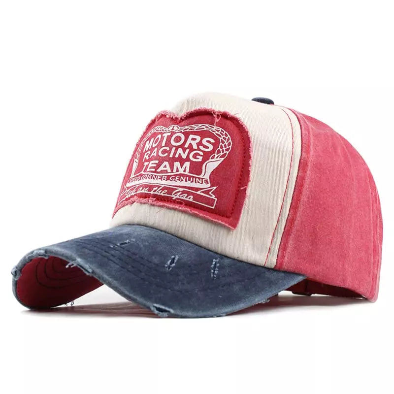 Motors Racing Vintage Baseball Cap – Retro Washed Trucker Hat