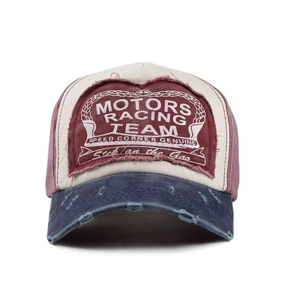 Motors Racing Vintage Baseball Cap – Retro Washed Trucker Hat