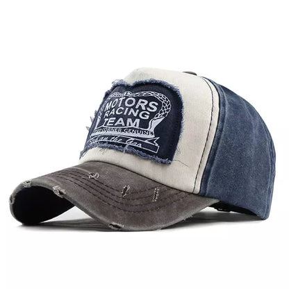 Motors Racing Vintage Baseball Cap – Retro Washed Trucker Hat