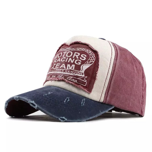 Motors Racing Vintage Baseball Cap – Retro Washed Trucker Hat