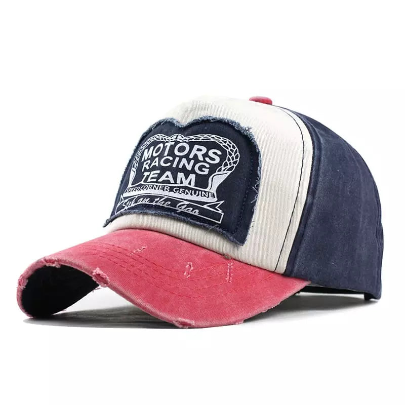 Motors Racing Vintage Baseball Cap – Retro Washed Trucker Hat