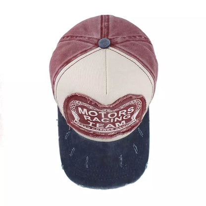 Motors Racing Vintage Baseball Cap – Retro Washed Trucker Hat