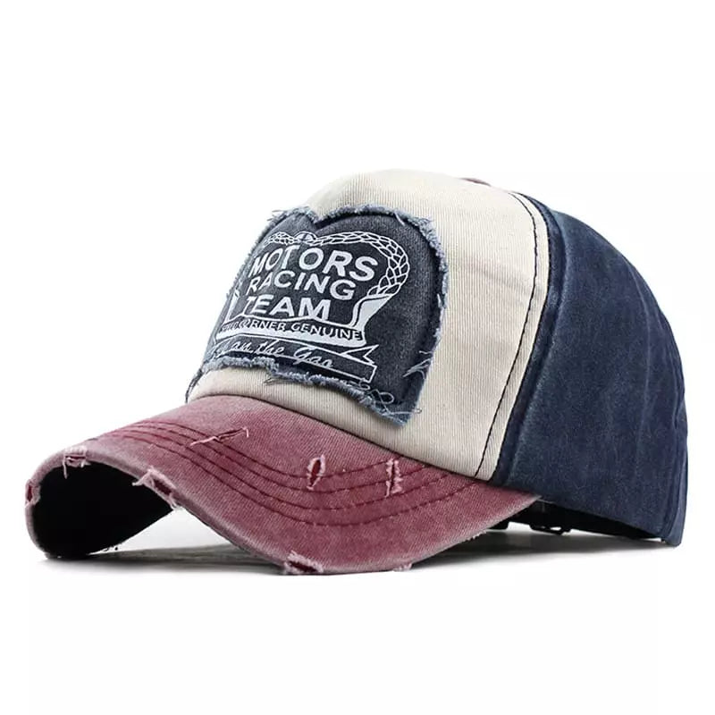 Motors Racing Vintage Baseball Cap – Retro Washed Trucker Hat