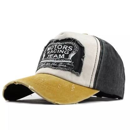Motors Racing Vintage Baseball Cap – Retro Washed Trucker Hat