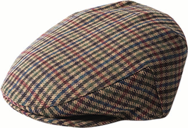 Failsworth Norwich Ivy Flat Cap – Wool Blend Fabric, Patterned Design