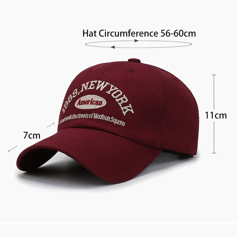 NY Madison Square Baseball Cap – Cotton Adjustable Casual Hat