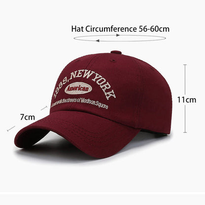 NY Madison Square Baseball Cap – Cotton Adjustable Casual Hat