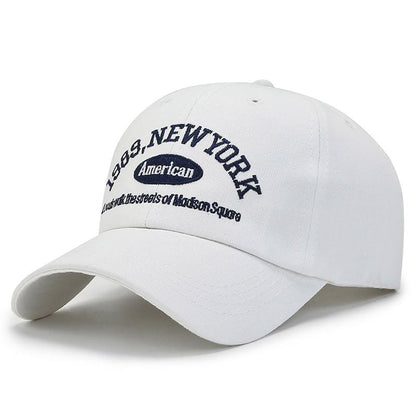 NY Madison Square Baseball Cap – Cotton Adjustable Casual Hat