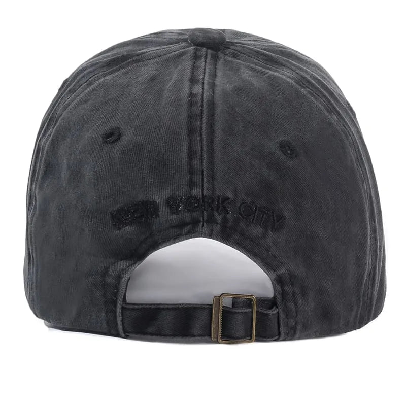 NY Washed Cotton Baseball Cap – Adjustable Everyday Hat