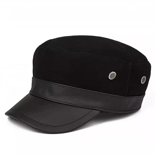 Napier Genuine Leather Sailor Cap - Timeless Maritime Style For All Occasions Worldwide