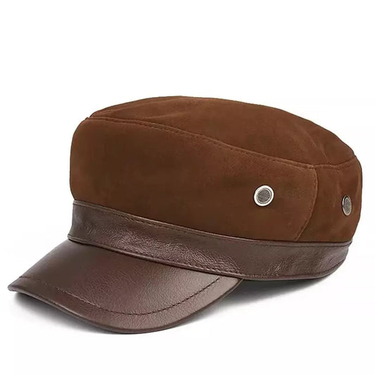 Napier Genuine Leather Sailor Cap - Timeless Maritime Style For All Occasions Worldwide