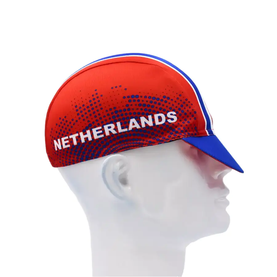 Netherlands Flag Cycling Cap for Dutch Pride and Road Cycling Performance