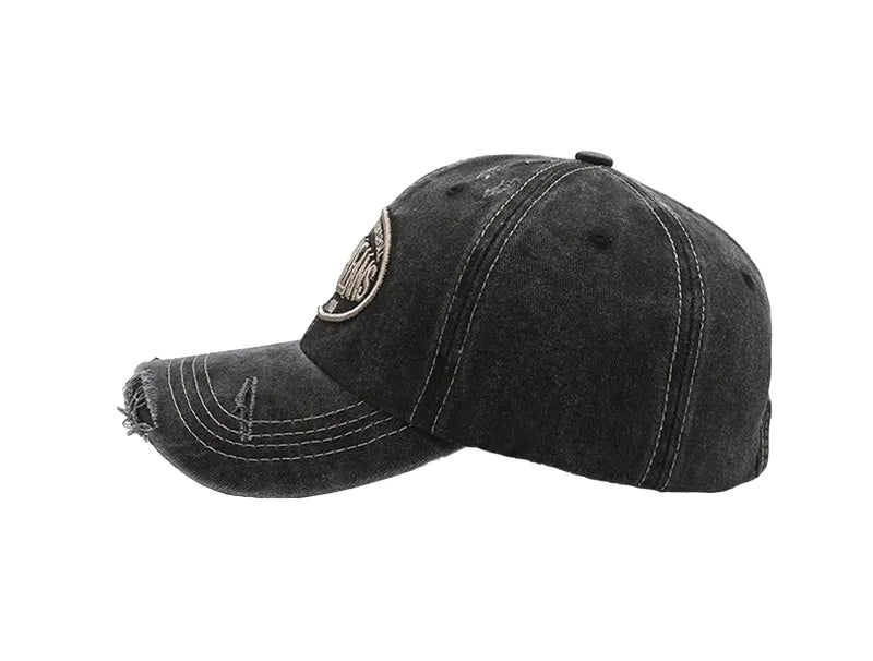 New Orleans Vintage Baseball Cap – Ripped Cotton Adjustable Hat
