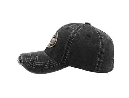 New Orleans Vintage Baseball Cap – Ripped Cotton Adjustable Hat