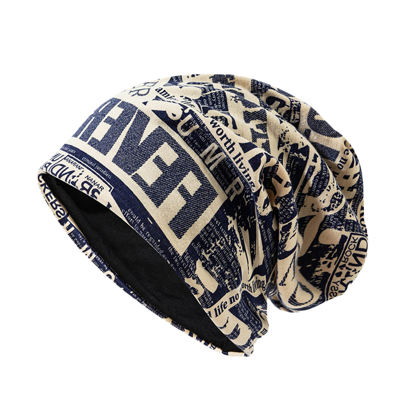 cotton-winter-hat-vintage-letters