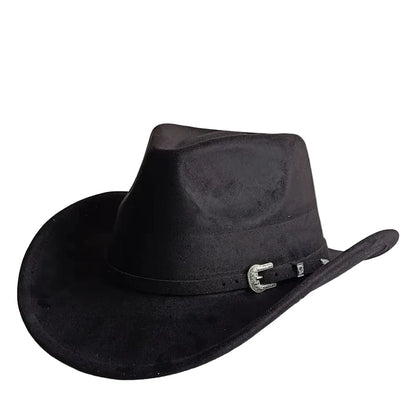 North Dakota Suede Western Cowboy Hat - Vegan Suede And Organic Cotton Casual Western Hat
