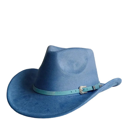 North Dakota Suede Western Cowboy Hat - Vegan Suede And Organic Cotton Casual Western Hat