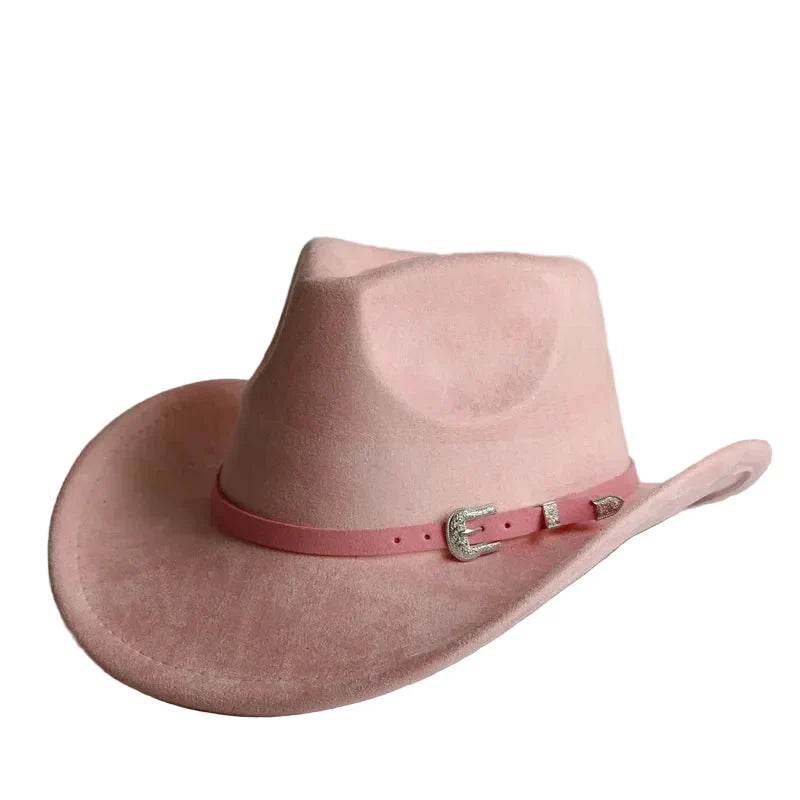 North Dakota Suede Western Cowboy Hat - Vegan Suede And Organic Cotton Casual Western Hat