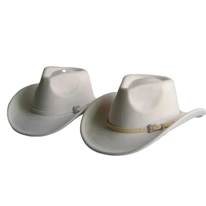 North Dakota Suede Western Cowboy Hat - Vegan Suede And Organic Cotton Casual Western Hat