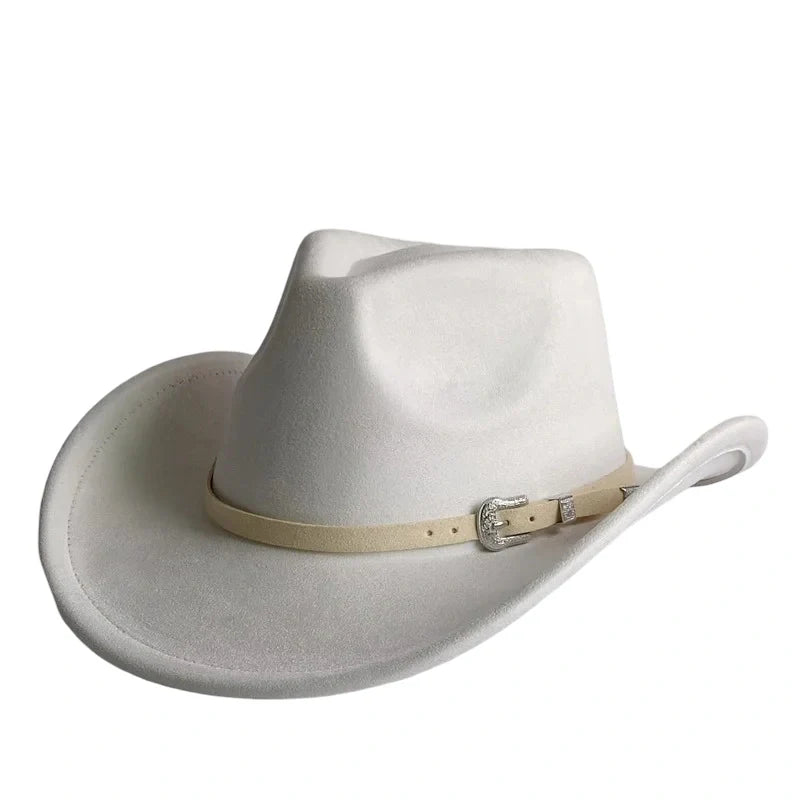 North Dakota Suede Western Cowboy Hat - Vegan Suede And Organic Cotton Casual Western Hat