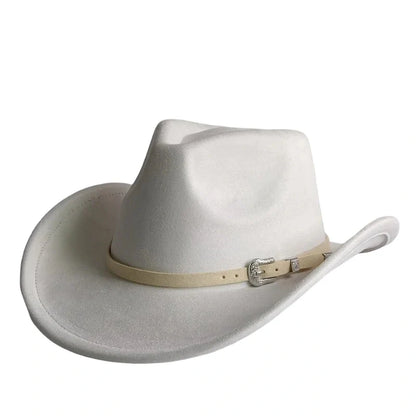 North Dakota Suede Western Cowboy Hat - Vegan Suede And Organic Cotton Casual Western Hat