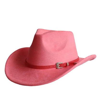 North Dakota Suede Western Cowboy Hat - Vegan Suede And Organic Cotton Casual Western Hat