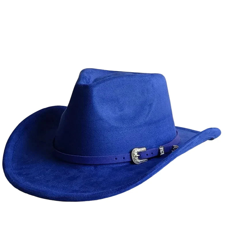 North Dakota Suede Western Cowboy Hat - Vegan Suede And Organic Cotton Casual Western Hat