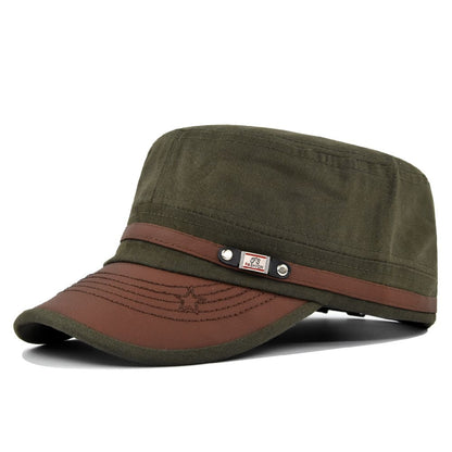 Northwood Cotton Army Cap - Clean Military Inspired Cotton Cap For Versatile Casual Wear