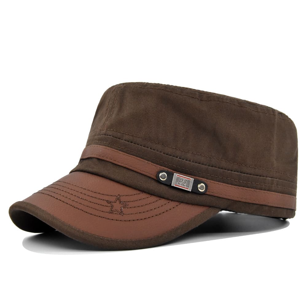 Northwood Cotton Army Cap - Clean Military Inspired Cotton Cap For Versatile Casual Wear