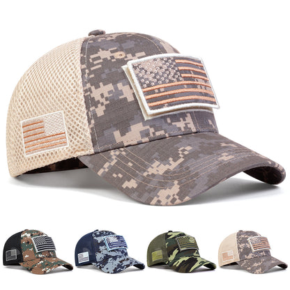 Sun Protection Sports Velcro Outdoor Military Fans Men's Camouflage Hat - Urban Caps 