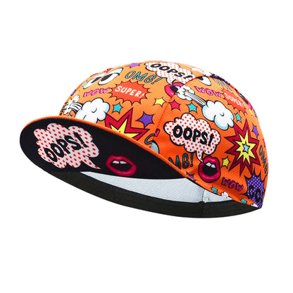 OOPS Pop Art Cycling Cap For Bold Street Style And Ride Ready Comfort