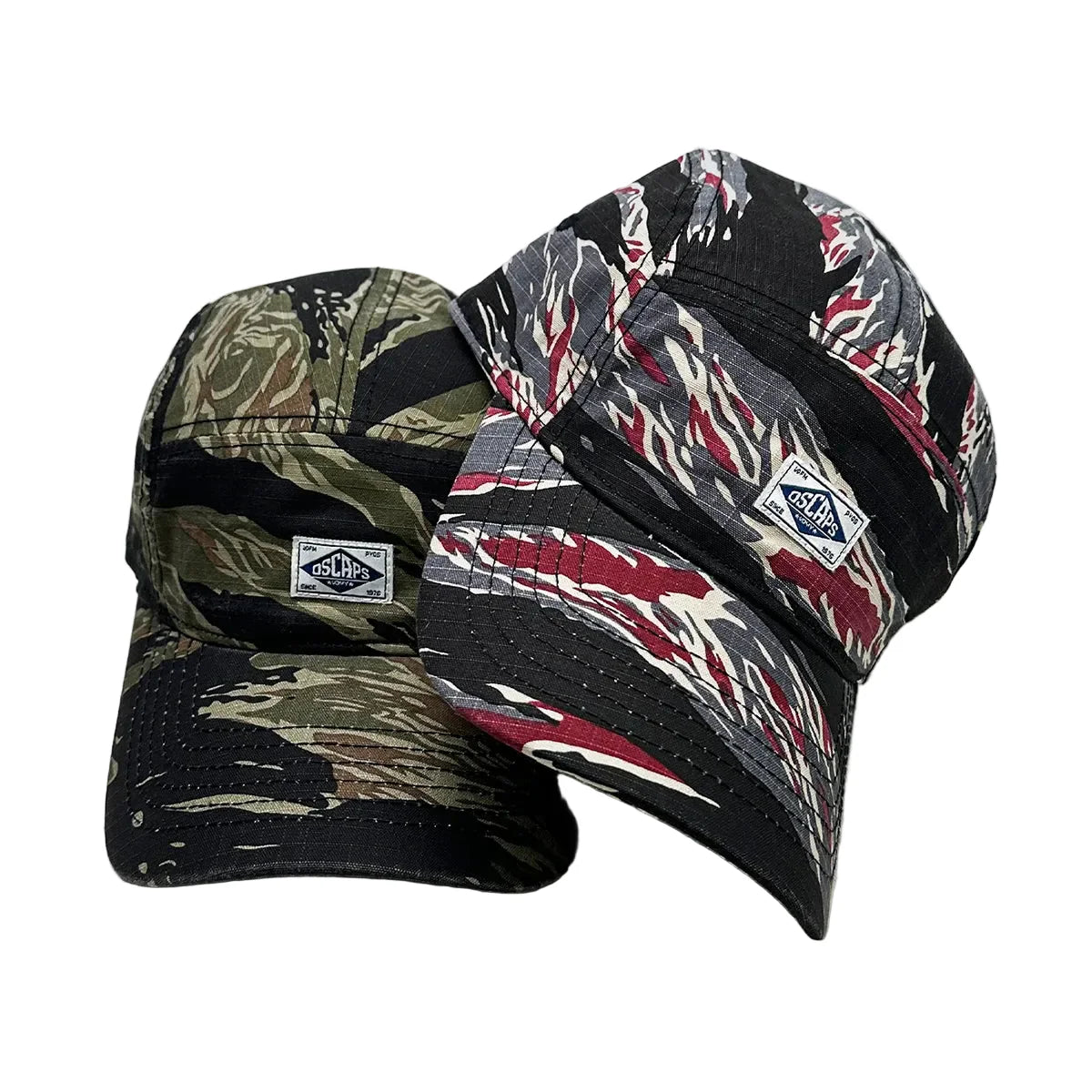 OSCAPS Retro Camouflage Five-Panel Baseball Cap Classic Style - Urban Caps