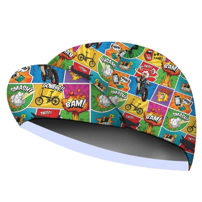 Oscrolling Cycling Cap Lightweight Breathable Acrylic Quick Dry for Cyclists