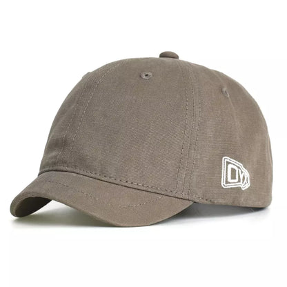 OYX Short Visor Cotton Baseball Cap - Casual Cotton Baseball Cap With Short Visor