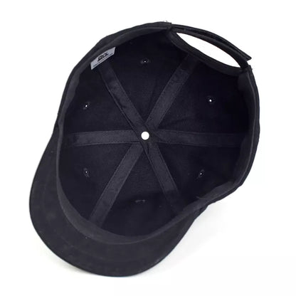 OYX Short Visor Cotton Baseball Cap - Casual Cotton Baseball Cap With Short Visor