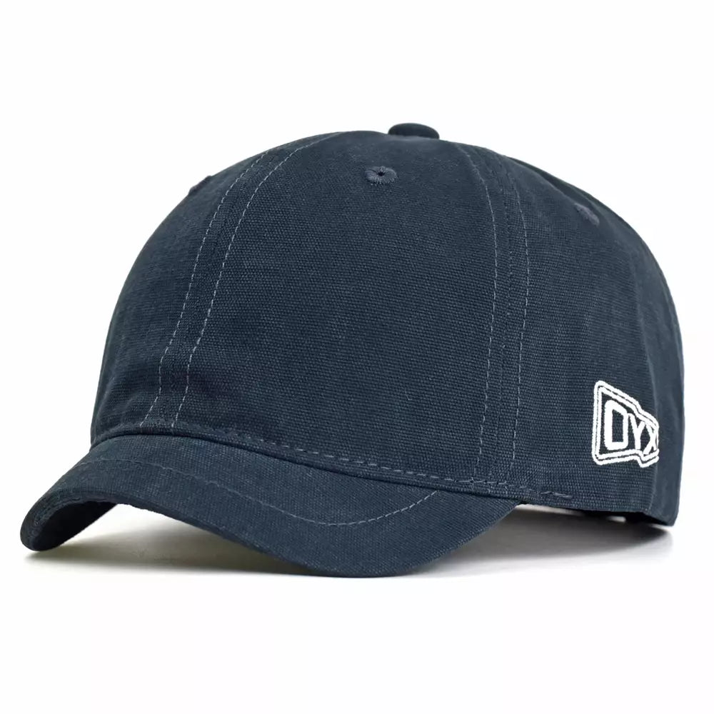 OYX Short Visor Cotton Baseball Cap - Casual Cotton Baseball Cap With Short Visor