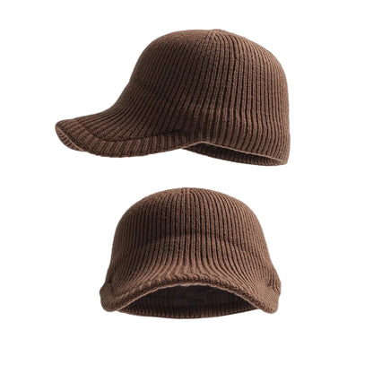 Old Money Knitted Baseball Beanie Cap - Urban Caps