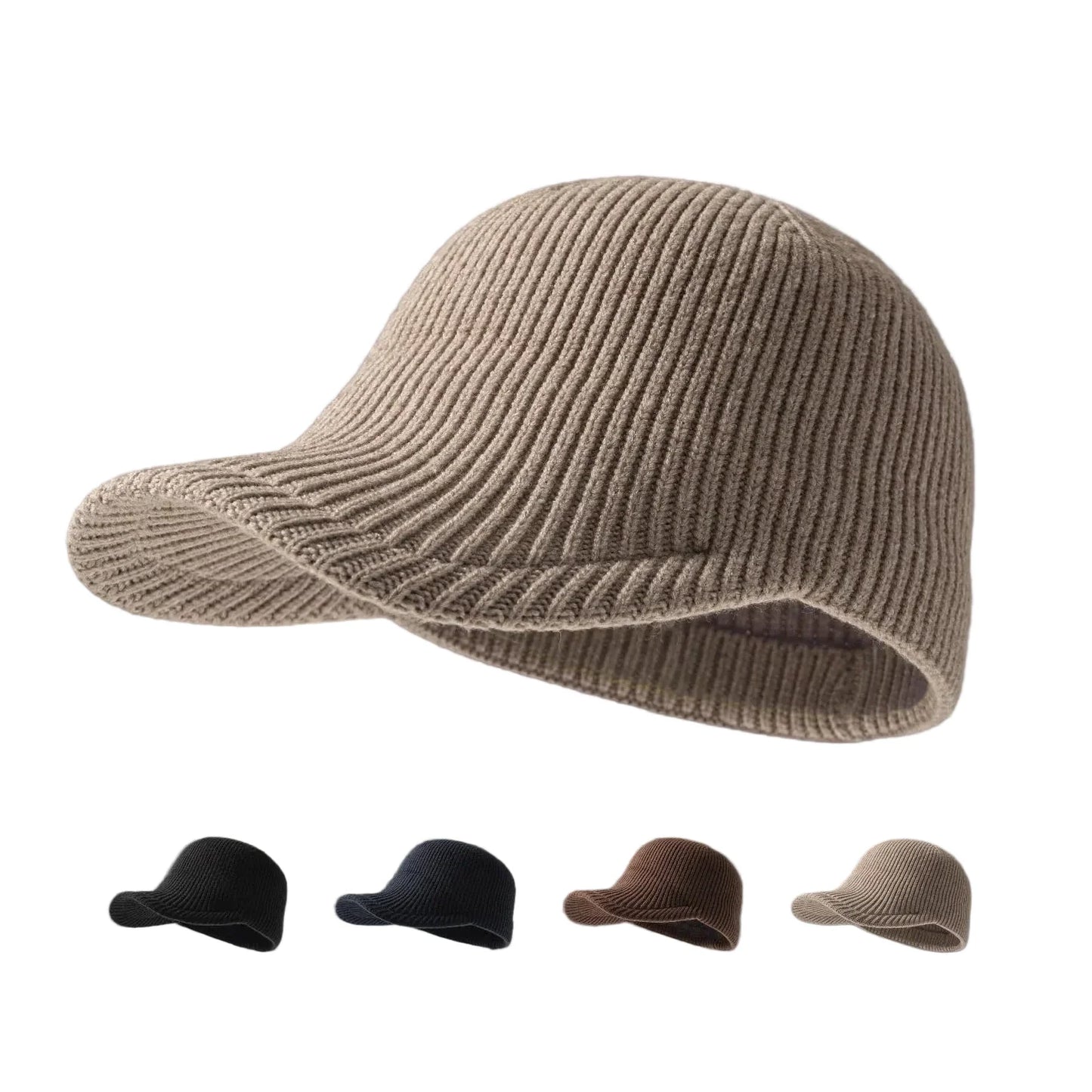 Old Money Knitted Baseball Beanie Cap - Urban Caps