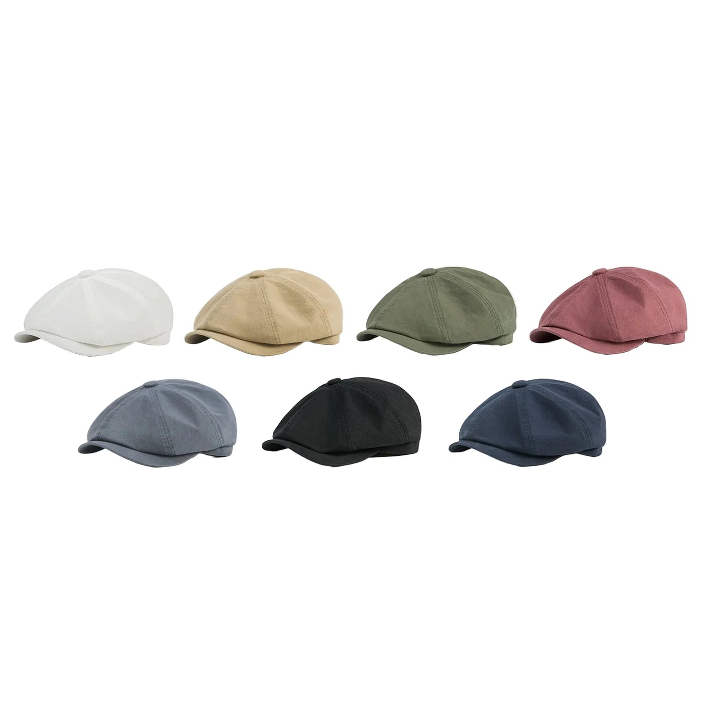 Ontario Cotton Newsboy Cap - Classic Cotton Newsboy Style With Inner Sweatband All Day