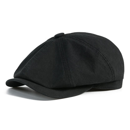 Ontario Cotton Newsboy Cap - Classic Cotton Newsboy Style With Inner Sweatband All Day