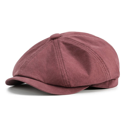 Ontario Cotton Newsboy Cap - Classic Cotton Newsboy Style With Inner Sweatband All Day