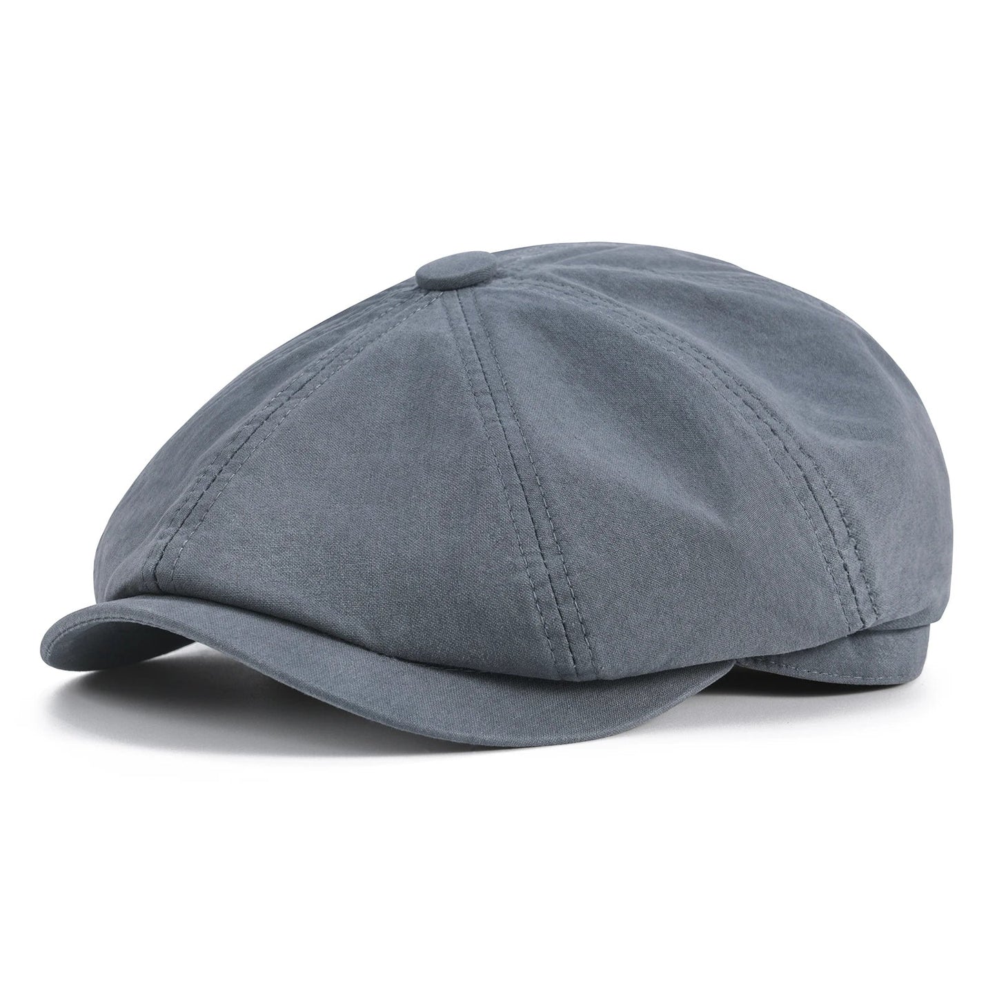 Ontario Cotton Newsboy Cap - Classic Cotton Newsboy Style With Inner Sweatband All Day